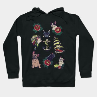 French Bulldog Tattoo Hoodie